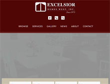 Tablet Screenshot of excelsiorhomesinc.com